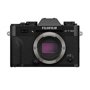 Fujifilm X-T30 III Gehäuse schwarz, spiegellose Kamera ohne Objektiv.